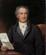 Joseph Stieler Johann Wolfgang von Goethe oil on canvas